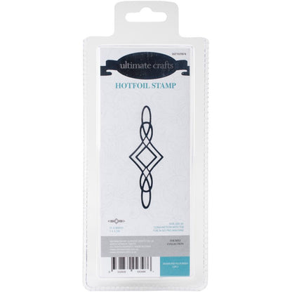 Hotfoil Stamp Diamond Flourish / Placa para Foil Diamante Entrelazado Descontinuado Ultimate Crafts