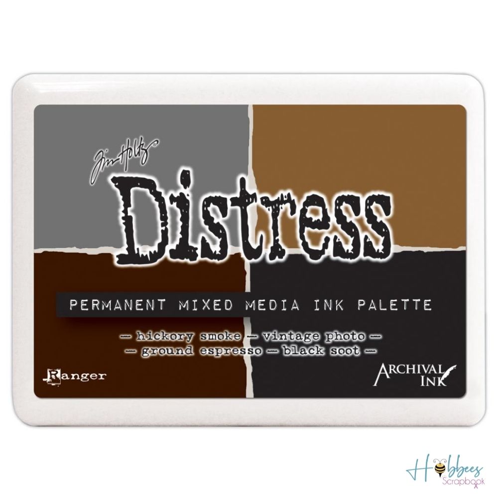 Tim Holtz Distress Ink Palette  / CojÃn de Tinta para Sellos Colores Tierra Tintas Ranger