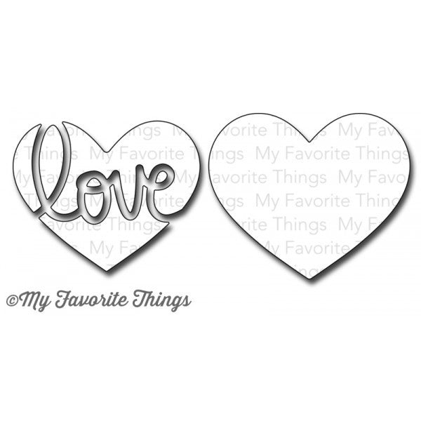Suaje de Tarjeta de Corazon / Transformables Heart Full of Love Descontinuado Die Namics