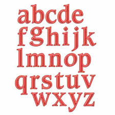 Shapeabilities Dies Font 1 Lowercase / Suaje y Realce Alfabeto Minúscula Descontinuado Spellbinders
