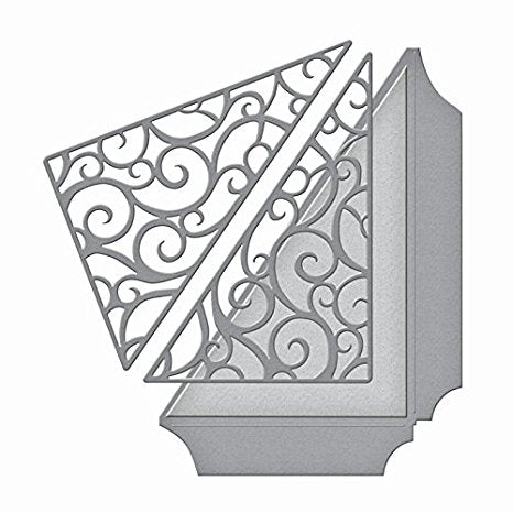 Shapeabilities Dies Filigree Side Pocket / Suajes de Corte Bolsita Fiiligrana Descontinuado Spellbinders