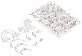 Thinlits Unicorn &amp; Rainbows Dies /  Folder de Grabado, Suaje de Unicornio y Arcoiris Descontinuado Sizzix