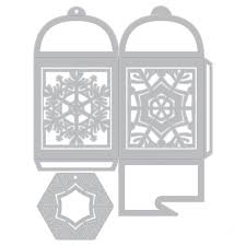 Thinlits Snowflake Favor Box Die  / Suaje de Cajita de Copo de Nieve Descontinuado Sizzix