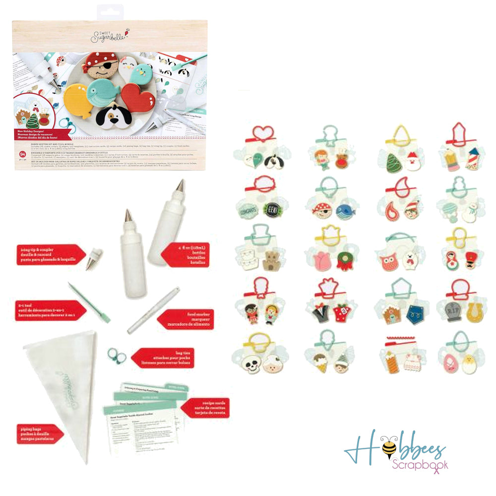Shape Shifter Kit &amp; Tool Bundle 94 piece / Set Completo para Decorar Galletas Descontinuado Sugarbelle