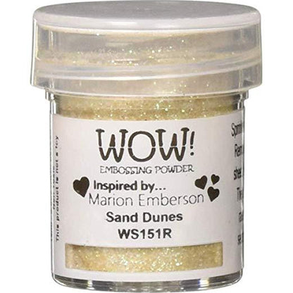 Sand Dunes Embossing Powder / Polvo de Embossing Dunas de Arena Descontinuado Wow!