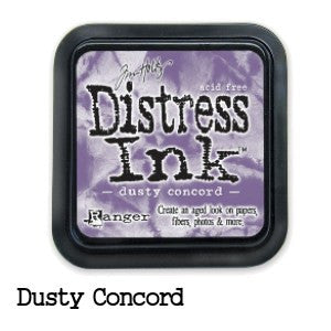Tim Holtz Distress Dusty Concord / Tinta para Sellos Tintas Ranger