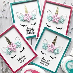 Unicorn Die / Suaje de Unicornio Descontinuado Flora &amp; Fauna