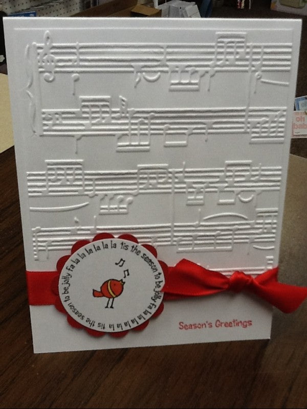 Allegro Embossing Folder / Folder de Grabado Música Descontinuado Cuttlebug