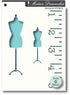 DressMaker Stencil / Plantilla de Modista Descontinuado Memory Box