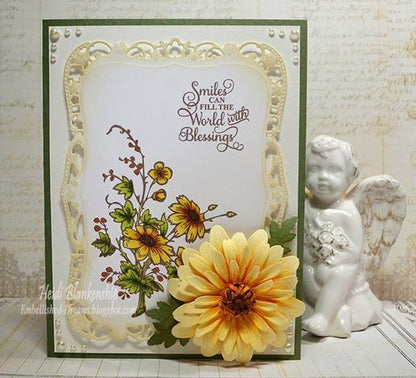 Majestic Labels Eight S5-208 / Suaje de Corte de Marco Decorad Descontinuado Spellbinders