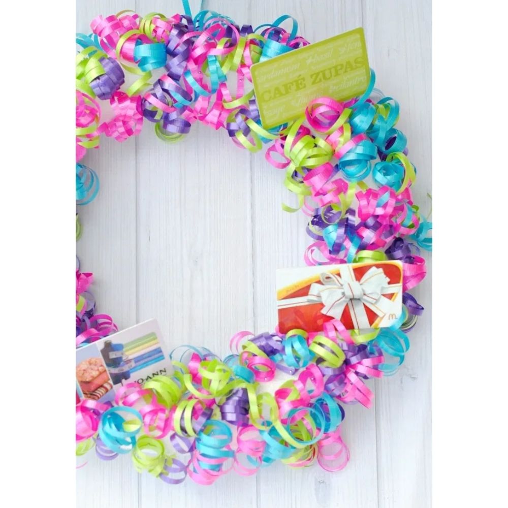 Crimped Curling Ribbon Blue / Listón Texturizado para Rizar Fiestas Hobbees