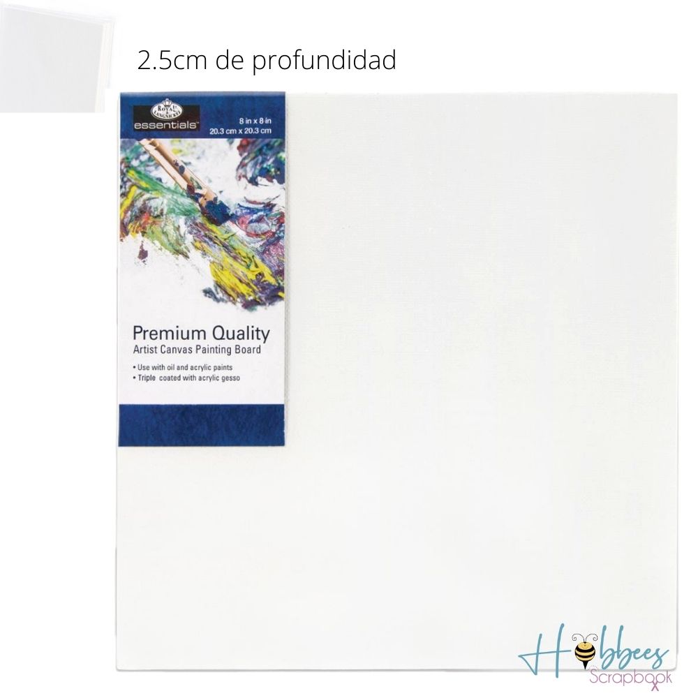 Canvas Board 8 x 8&quot; / Lienzo Para Artista de 20.32 cm Lienzos Royal Langnickel