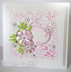 Suaje de Corte para Hacer Fondos Grandes de Flor y Ondas / Enchanted Descontinuado Crafter&