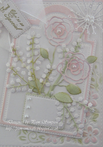 Suaje de corte de Rosas de Esquina / English Rose Corner Descontinuado Memory Box