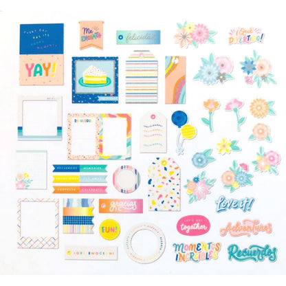 Buenos Dias Ephemera Cardstock Die-Cuts / Recortes Efímeros Descontinuado American Crafts