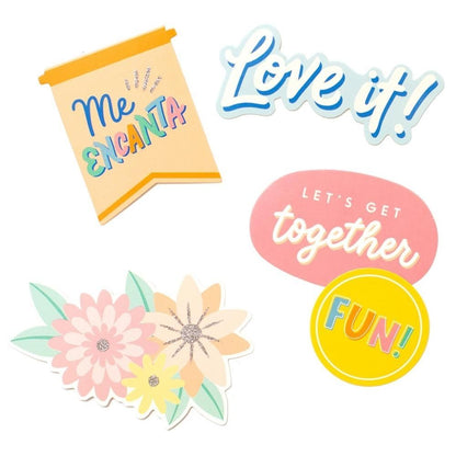 Buenos Dias Ephemera Cardstock Die-Cuts / Recortes Efímeros Descontinuado American Crafts