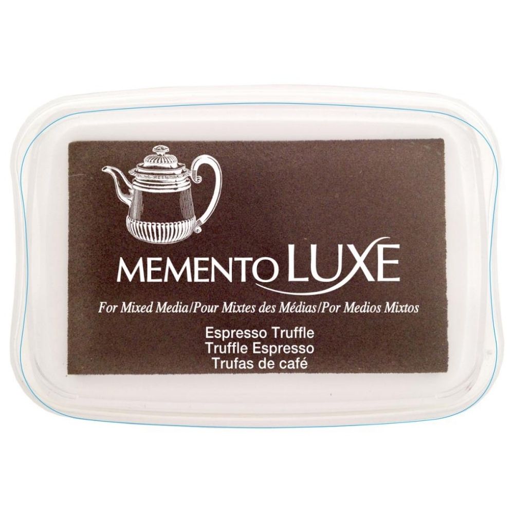 Espresso Truffle Memento Luxe / Cojín de Tinta para Sellos Café