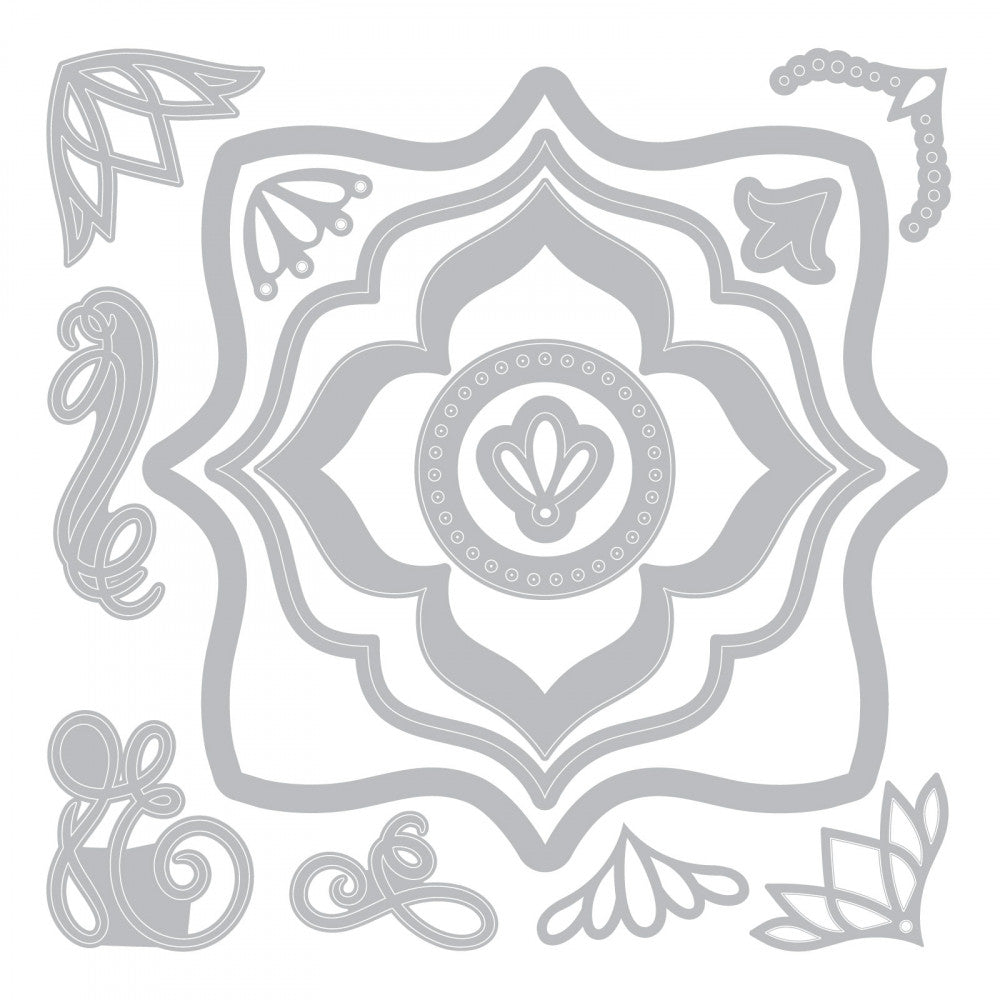 Thinlits Corners & Labels Die / Suajes de Esquinas y Etiquetas Dados de Corte / Suajes / Troqueles Sizzix