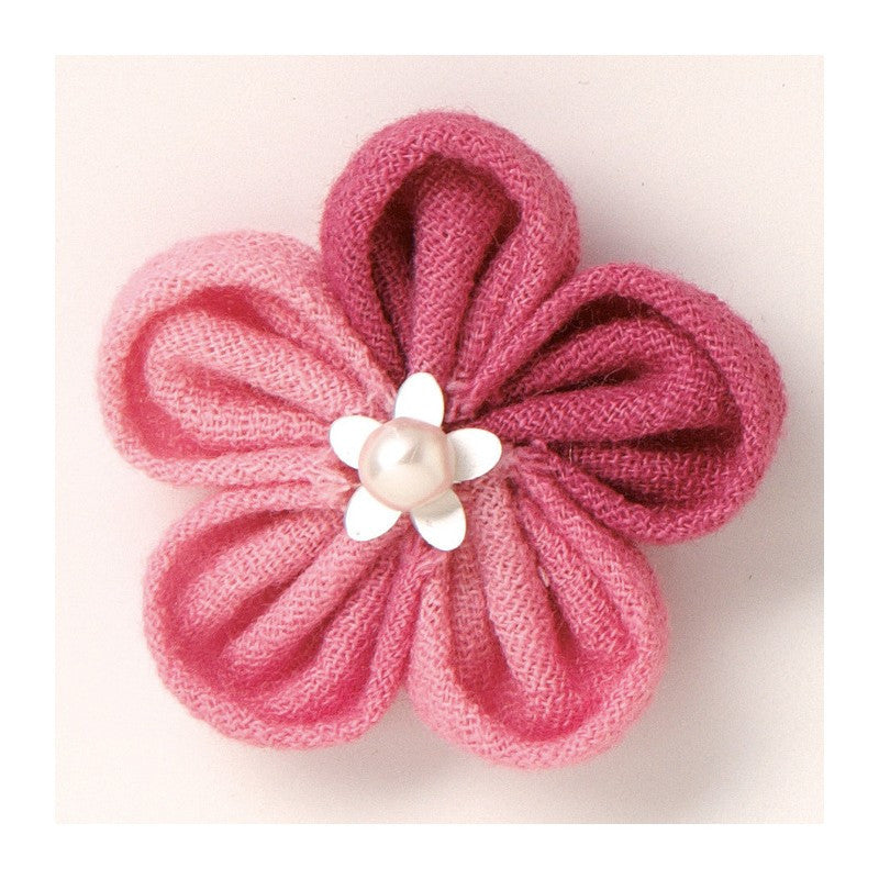 Plantilla para hacer flores de tela / Kanzashi Orchid petal extra small Descontinuado Clover