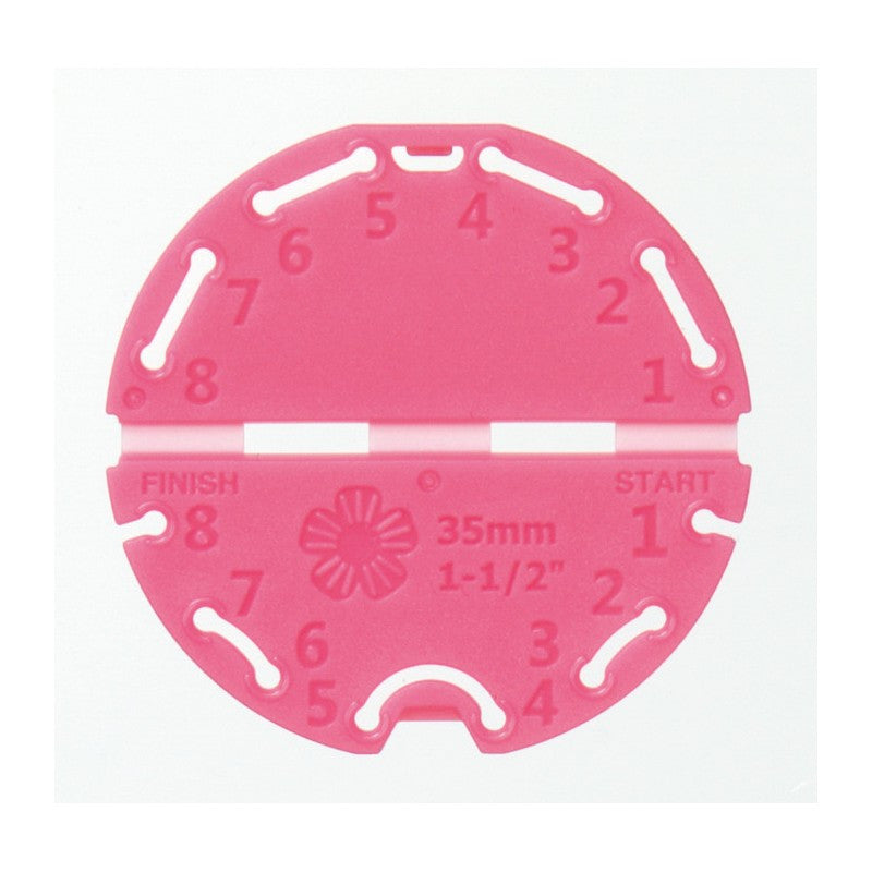 Plantilla para hacer flores de tela / Kanzashi Orchid petal extra small Descontinuado Clover