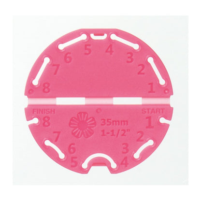 Plantilla para hacer flores de tela / Kanzashi Orchid petal extra small Descontinuado Clover