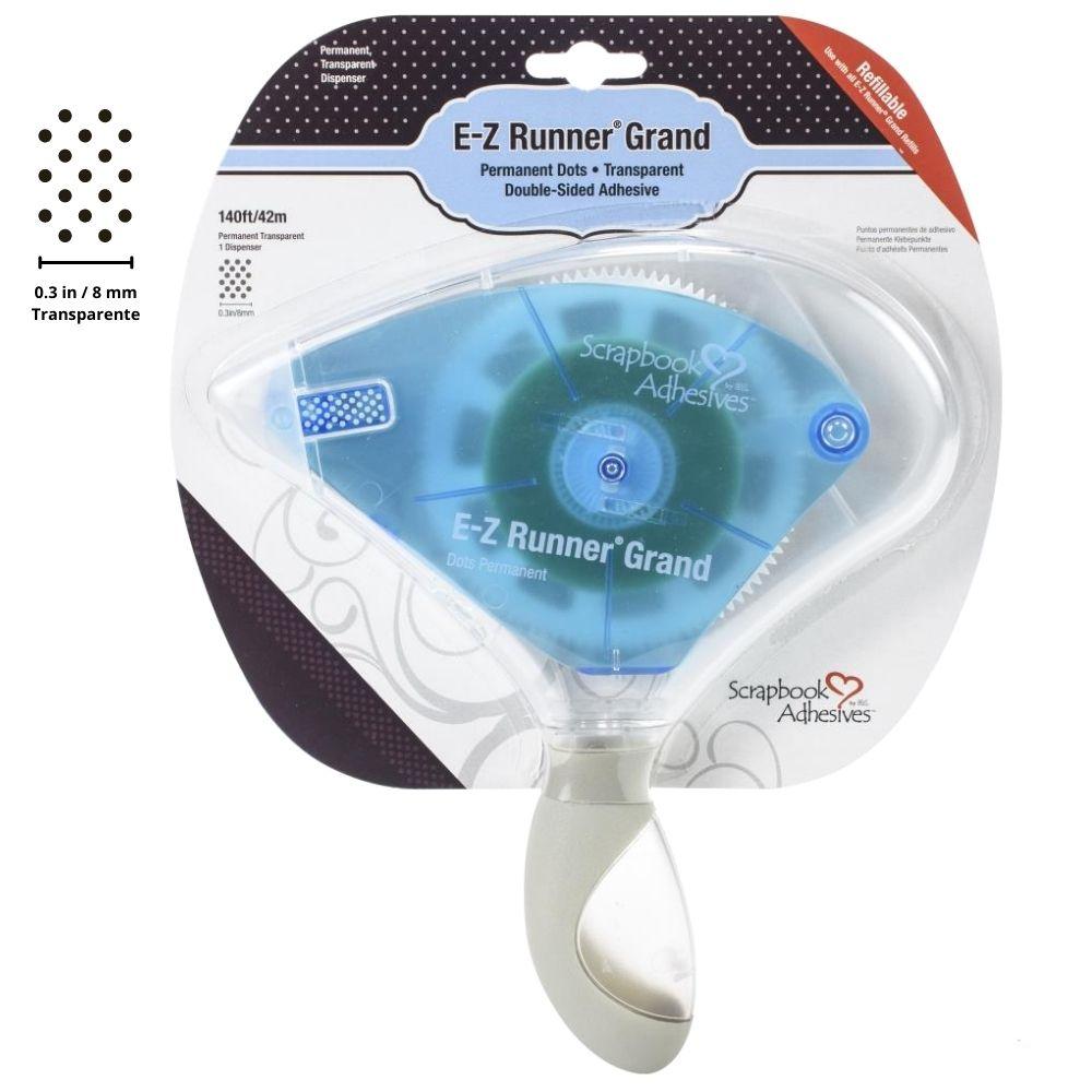 EZ Runner Grand with Dotted Tape/ Dispensador con Cinta Adhesiva de Puntos Adhesivos / Pegamentos Scrapbook Adhesives