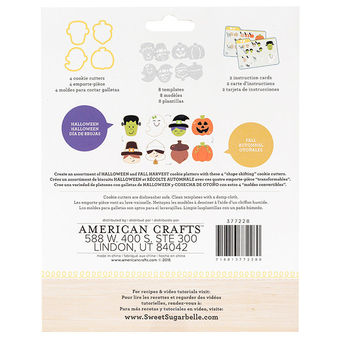 Cookie Cutter Set Autumn / Set de Galletas Otoño Descontinuado Sugarbelle