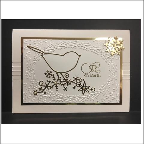 Elodee Bird Backgraound Die / Suaje de Corte Pájaro Dados de Corte / Suajes / Troqueles Memory Box