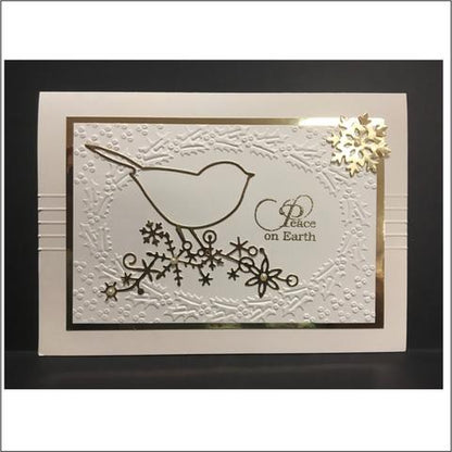 Elodee Bird Backgraound Die / Suaje de Corte Pájaro Dados de Corte / Suajes / Troqueles Memory Box