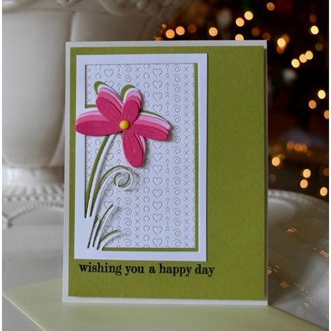 Floral Stem Collage Die  / Suaje de Marco de Flor Descontinuado Poppy Stamps