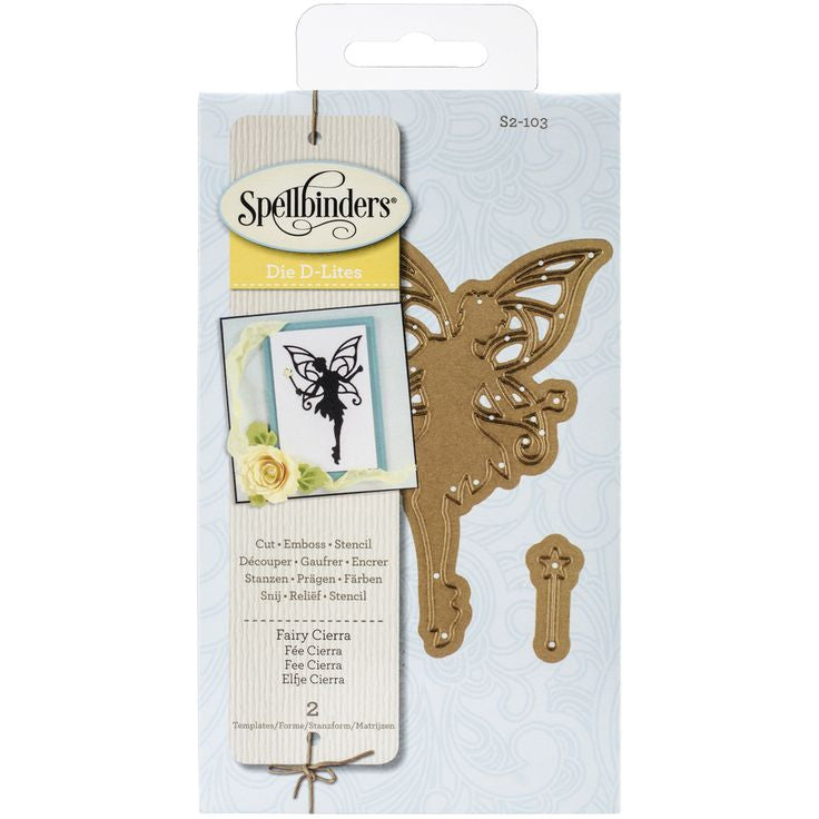 Suaje de Corte de Hada Madrina / Fairy Cierra Descontinuado Spellbinders
