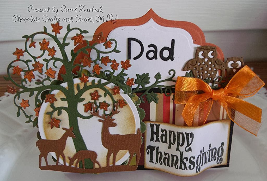 Suaje de Corte de Borde de Búhos / Fall Owl Border Dados de Corte / Suajes / Troqueles Cottage Cutz