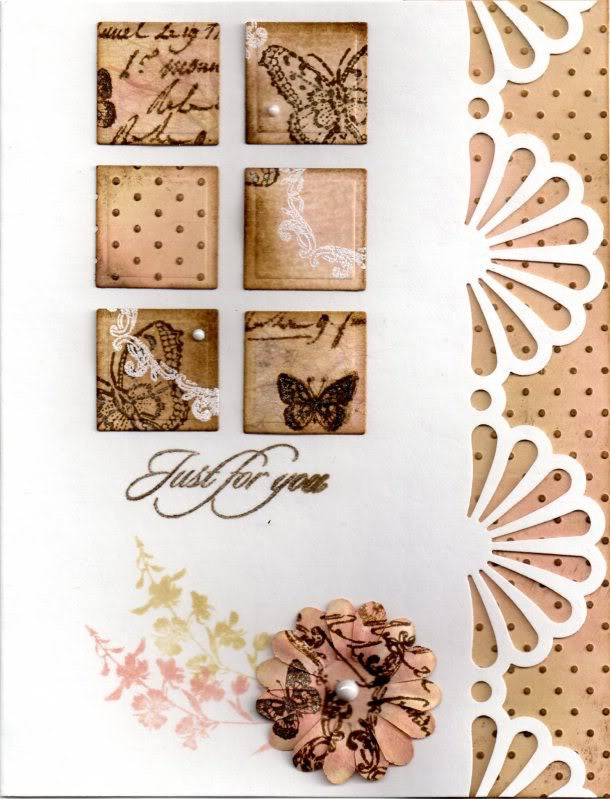 Daisy Fan Deep Edge Punch / Perforadora Orilla Profunda Abanico de Margarita Descontinuado Martha Stewart
