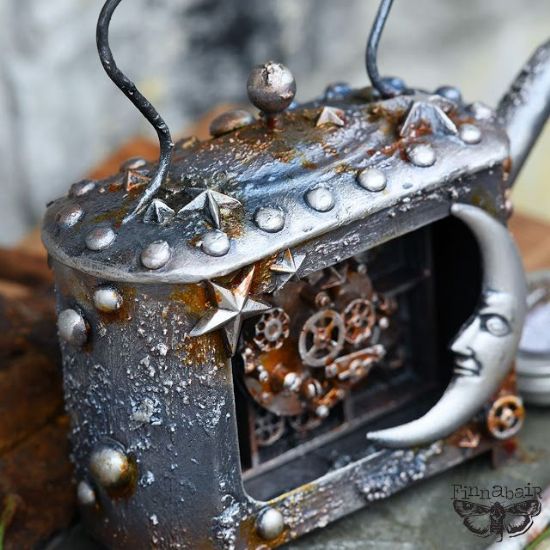 Finnabair Art Alchemy Metallique Wax Brushed Iron / Pintura en Cera Metálica Acero Pintura y Medios Mixtos Prima Marketing