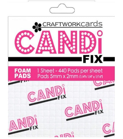 Candi Fix Cuadritos de Pegamento Foamy Descontinuado Candi