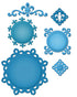 Suaje de Corte de Medallon Elegante / Fleur De Lis Motifs Descontinuado Spellbinders