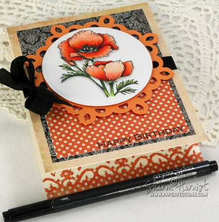 Suaje de Corte de Medallon Elegante / Fleur De Lis Motifs Descontinuado Spellbinders