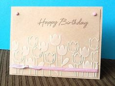 Embossing Spring Tulips / Folder de Grabado Tulipanes Descontinuado Darice