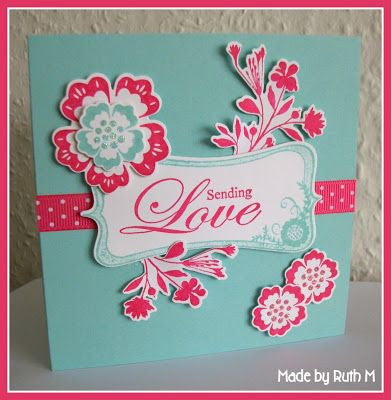 Floral Dies &amp; Stamps / Set de Suajes y Sellos de Flores Descontinuado Sizzix