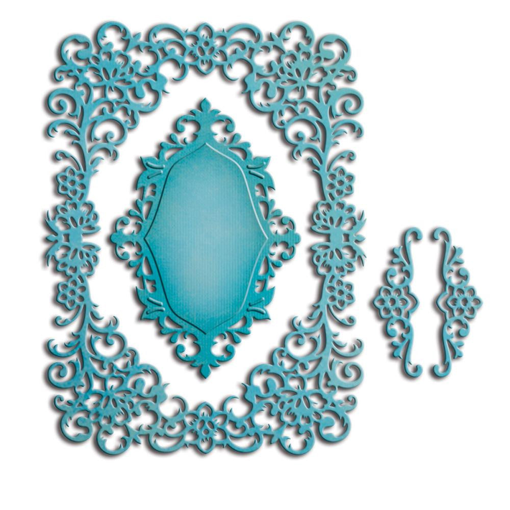Devine Floral S5-231 / Suaje de Corte de Marco Floral descontinuado Spellbinders
