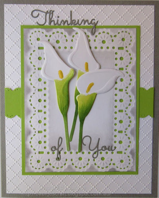 Suaje de Corte de  Marco y Orilla de Flores / A2 Floral Ribbon Threader Descontinuado Spellbinders