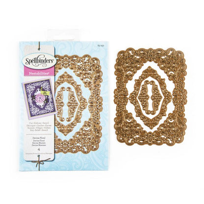 Devine Floral S5-231 / Suaje de Corte de Marco Floral descontinuado Spellbinders