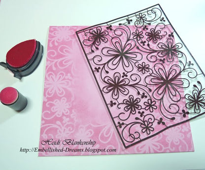 Impressabilities Flower Silhouette / Esténcil Grabado de Flores Descontinuado Spellbinders