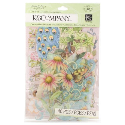 Susan Winget Die-Cut Cardstock &amp; Acetate / Recortes Decorativos Descontinuado K &amp; Company