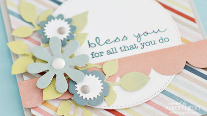 Suaje de Corte de Potpourri de Flores / Flower Medley Die Descontinuado Die Namics