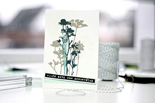 Thinlits Wildflowers Die / Suaje de Flores Silvestres Descontinuado Sizzix