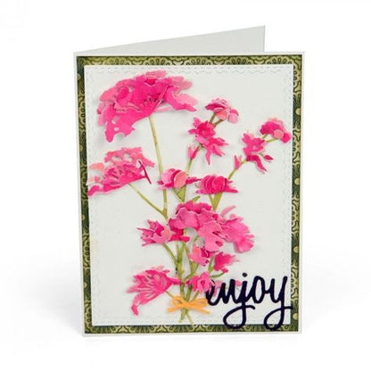 Thinlits Wildflowers Die / Suaje de Flores Silvestres Descontinuado Sizzix
