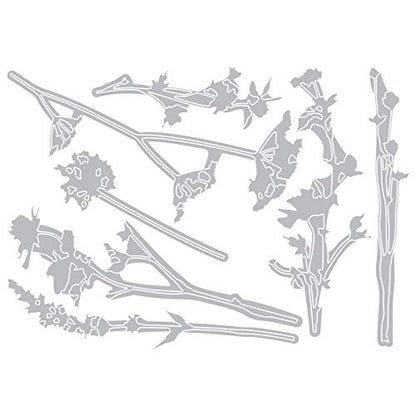 Thinlits Wildflowers Die / Suaje de Flores Silvestres Descontinuado Sizzix