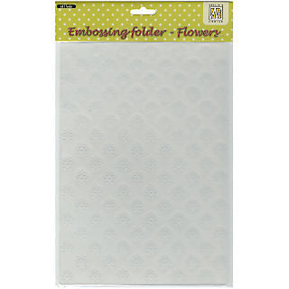 XL Embossing Folder Flower / Folder de Grabado Flor Descontinuado Nellie&