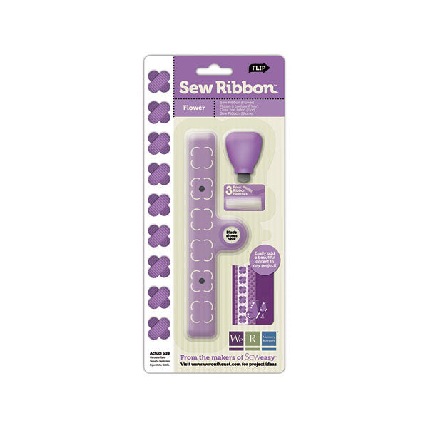Sew Ribbon Flower Kit / Kit Completo para Decorar con Listón Descontinuado We R Memory Keepers